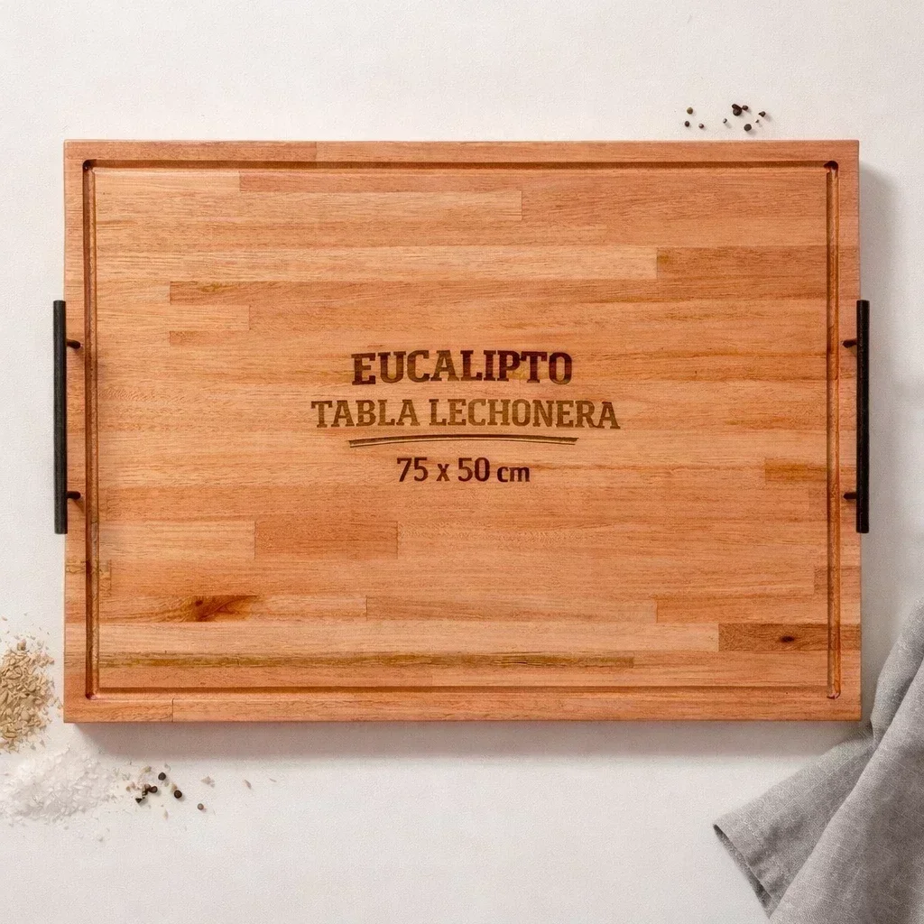 Tabla Lechonera Eucalipto XXL 30 mm