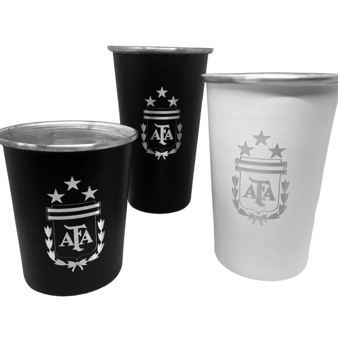 Vaso de Aluminio Grabado Afa 1 Litro - foto 2