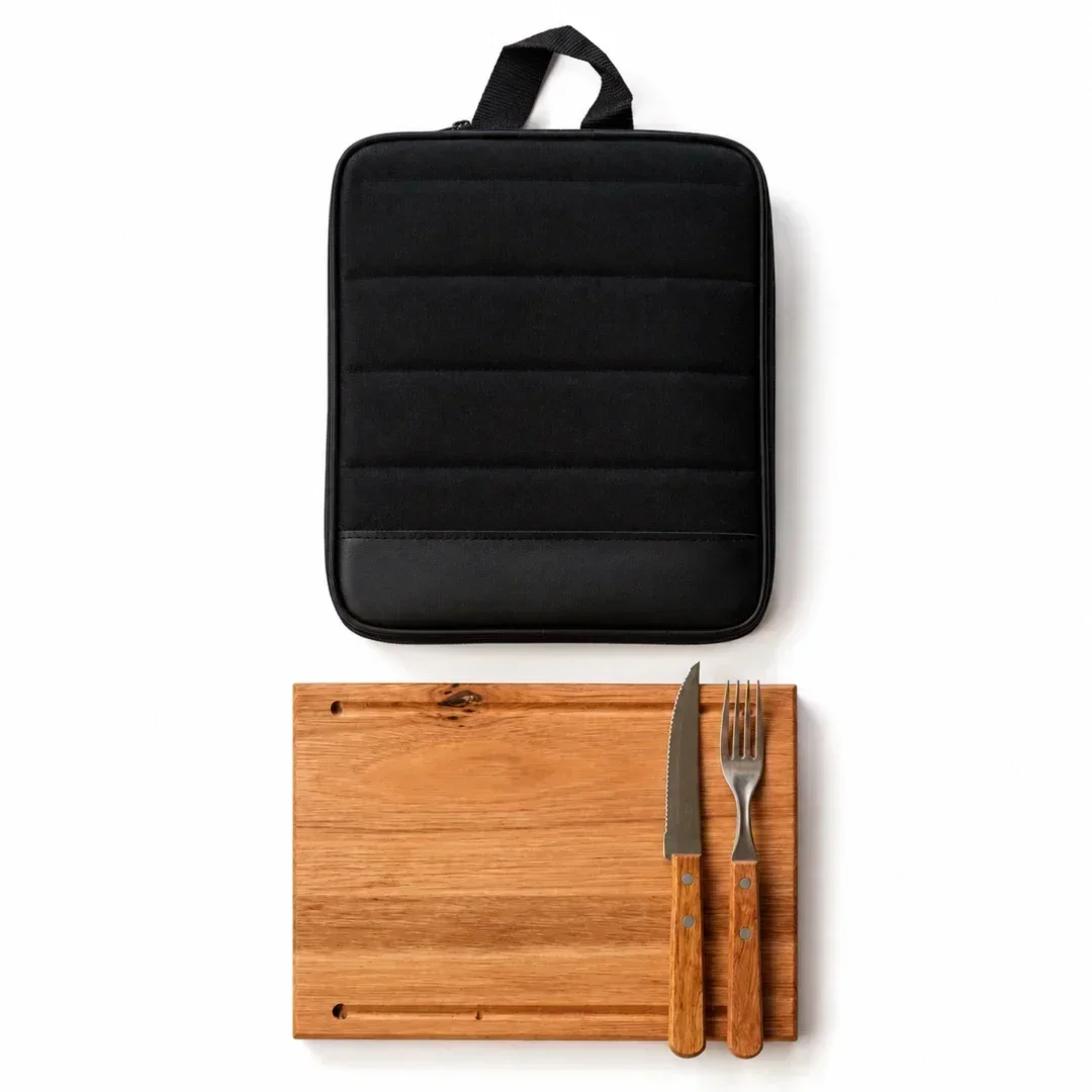 Set de asado estuche cordura